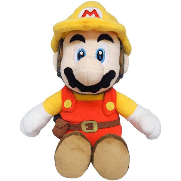 Super Mario Bros - BuilderMario - 9.5&quot; Plush