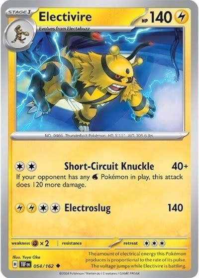Electivire - 054/162 (Normal, Uncommon)