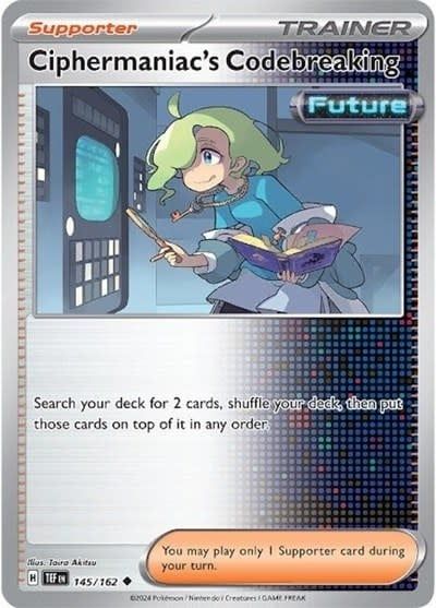 Ciphermaniac&#39;s Codebreaking - 145/162 (Reverse Holofoil, Uncommon)