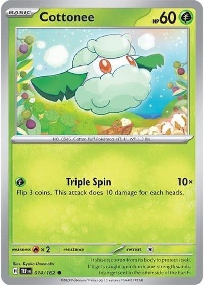Cottonee - 014/162 (Normal, Common)