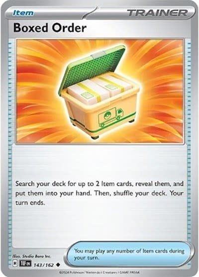 Boxed Order - 143/162 (Reverse Holofoil, Uncommon)