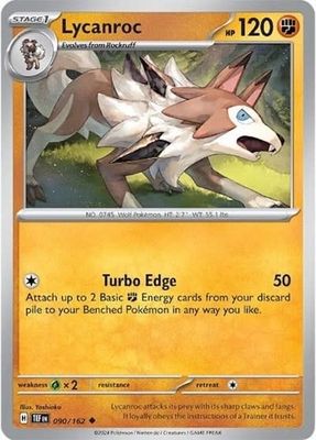 Lycanroc - 090/162 (Normal, Uncommon)