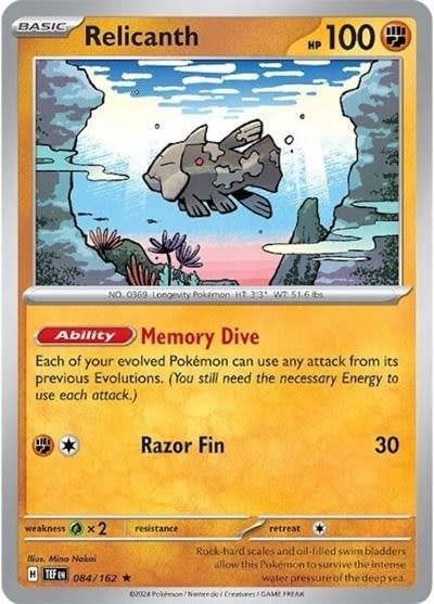Relicanth - 084/162 (Holofoil, Rare)