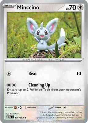 Minccino - 136/162 (Normal, Common)