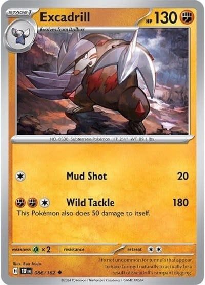 Excadrill - 086/162 (Reverse Holofoil, Uncommon)