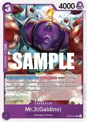 Mr.3 (Galdino) - OP04-070 (Normal, UC)