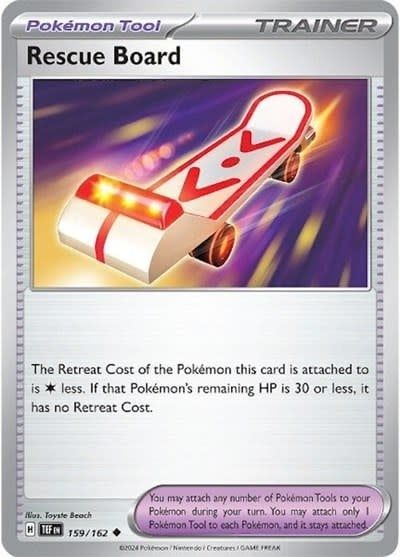 Rescue Board - 159/162 (Normal, Uncommon)