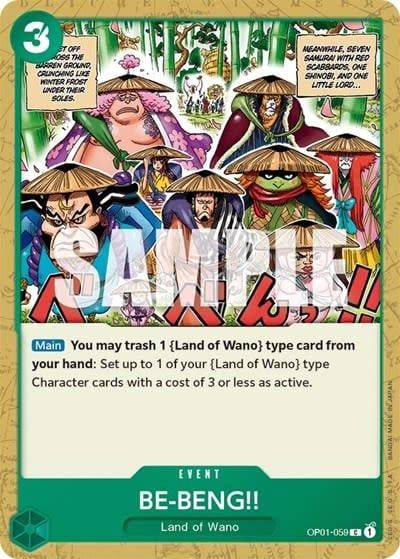 BE-BENG!! - OP01-059 (Normal, C)