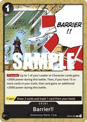 Barrier!! - OP04-095 (Normal, C)