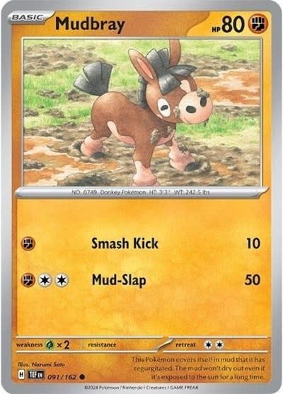 Mudbray - 091/162 (Reverse Holofoil, Common)