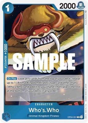 Who&#39;s.Who - OP04-051 (Foil, R)