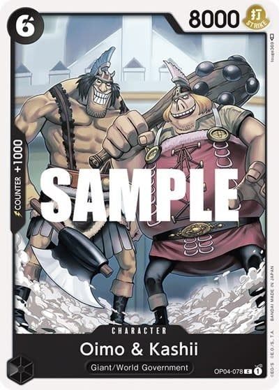 Oimo &amp; Kashii - OP04-078 (Normal, C)