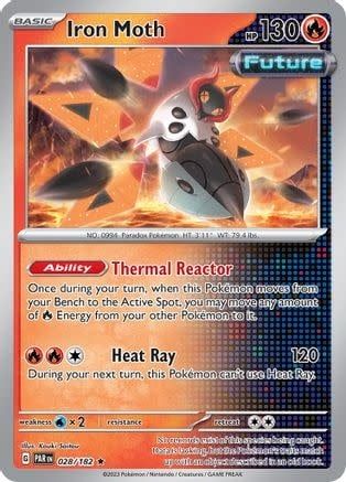 Iron Moth - 028/182 (Holofoil, Rare)