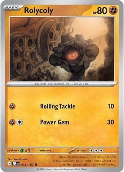 Rolycoly - 093/162 (Normal, Common)