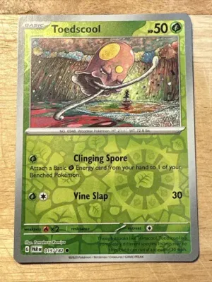 Toedscool - 015/182 (Reverse Holofoil, Common)