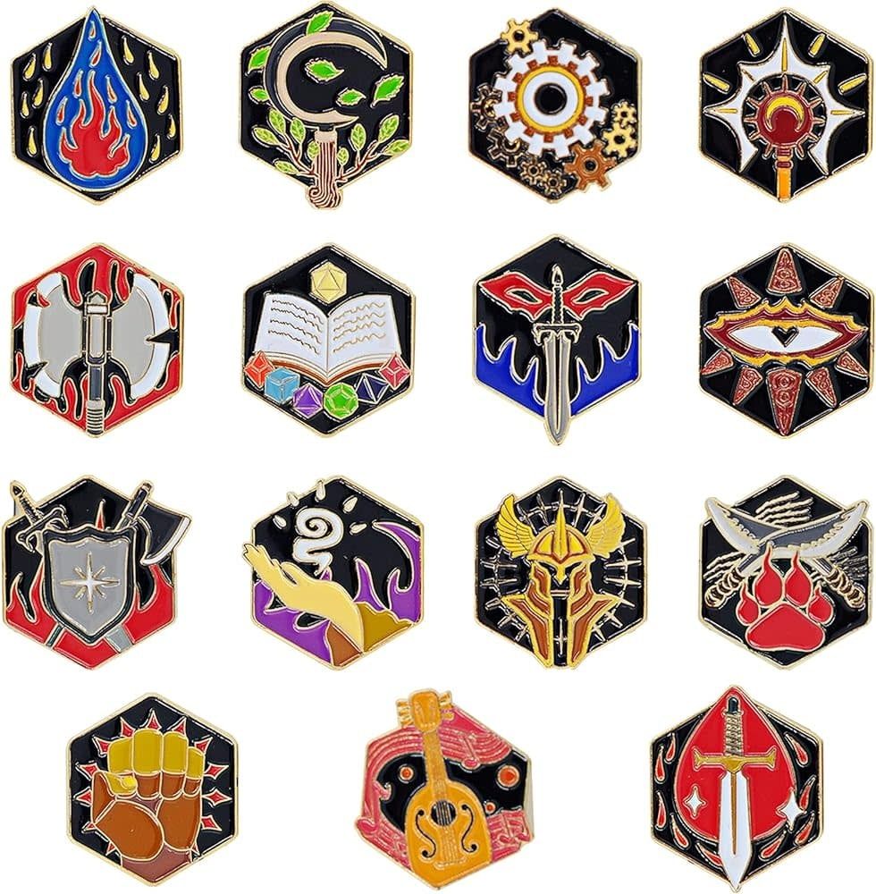 **CLEARANCE** DND Lapel Pin Bundle (Assorted)