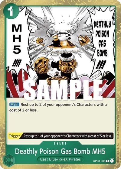 Deathly Poison Gas Bomb MH5 - OP03-038 (Foil, R)