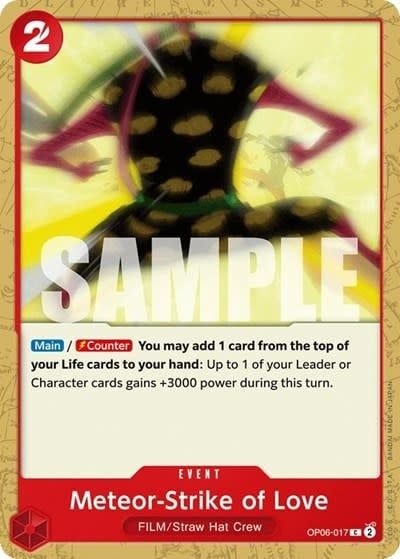 Meteor-Strike of Love - OP06-017 (Normal, C)