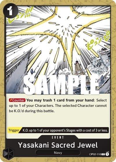 Yasakani Sacred Jewel - OP02-118 (Normal, C)
