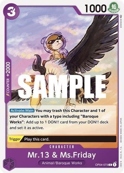 Mr.13 &amp; Ms.Friday - OP04-073 (Normal, C)