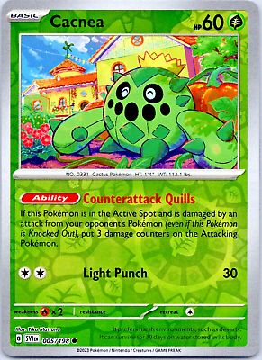 Cacnea - 005/198 (Reverse Holofoil, Common)