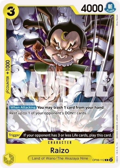 Raizo - OP06-112 (Normal, C)