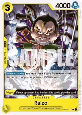 Raizo - OP06-112 (Normal, C)