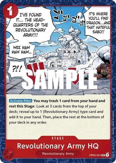 Revolutionary Army HQ - OP05-021 (Normal, UC)