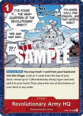 Revolutionary Army HQ - OP05-021 (Normal, UC)