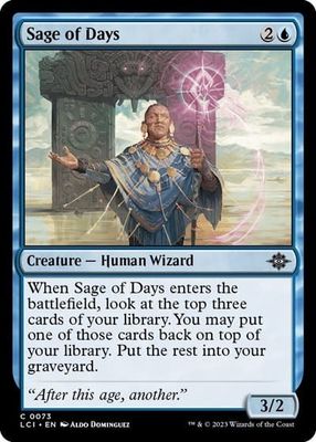 Sage of Days - 73 (Normal, C)