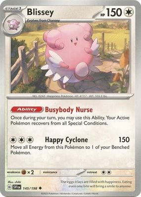 Blissey - 145/198 (Reverse Holofoil, Uncommon)