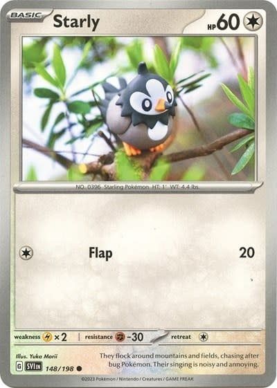 Starly - 148/198 (Reverse Holofoil, Common)