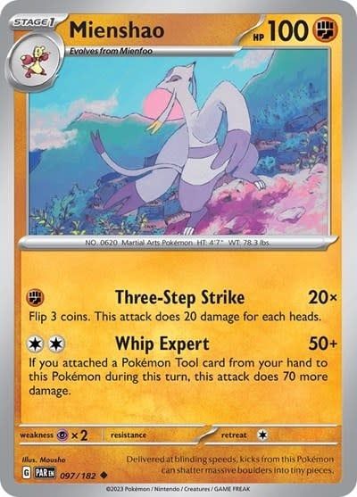 Mienshao - 097/182 (Reverse Holofoil, Uncommon)