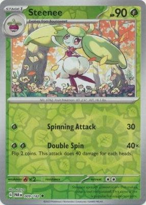 Steenee - 009/182 (Reverse Holofoil, Uncommon)