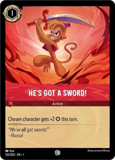 He&#39;s Got A Sword! - 132/204 (Normal, Common)