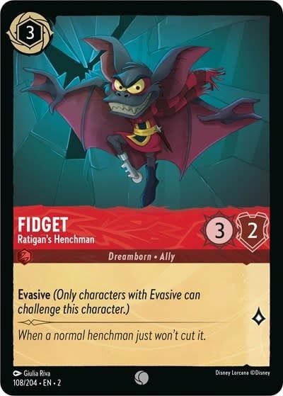 Fidget - Ratigan&#39;s Henchman - 108/204 (Normal, Common)