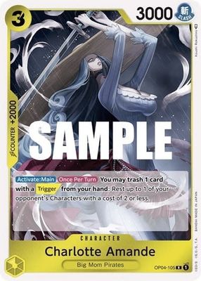 Charlotte Amande - OP04-105 (Foil, R)