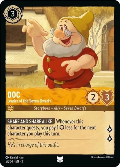 Doc - Leader of the Seven Dwarfs - 5/204 (Normal, Uncommon)