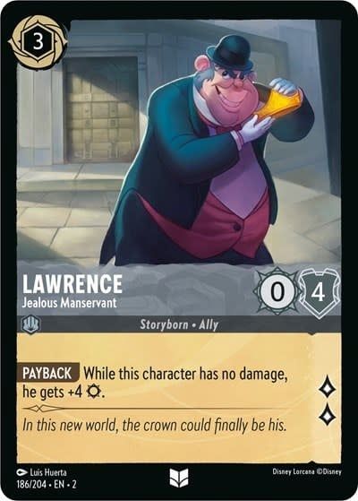 Lawrence - Jealous Manservant - 186/204 (Normal, Uncommon)