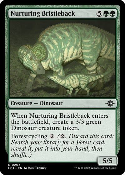 Nurturing Bristleback - 203 (Foil, C)