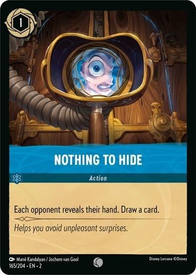 Nothing to Hide - 165/204 (Cold Foil, Common)