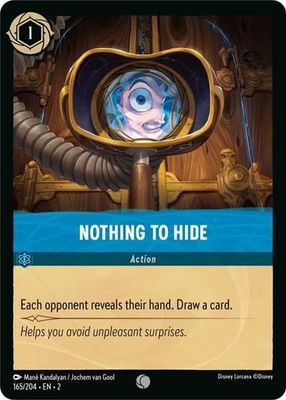 Nothing to Hide - 165/204 (Cold Foil, Common)