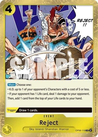 Reject - OP06-116 (Foil, R)