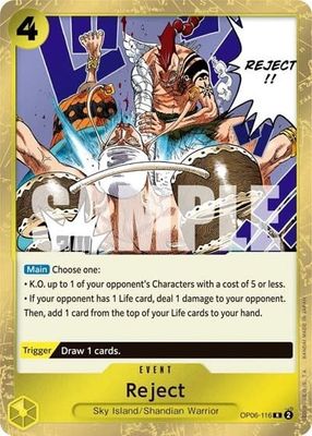 Reject - OP06-116 (Foil, R)