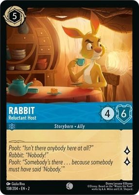 Rabbit - Reluctant Host - 158/204 (Normal, Common)
