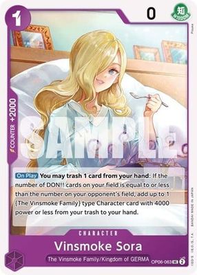 Vinsmoke Sora - OP06-063 (Normal, UC)