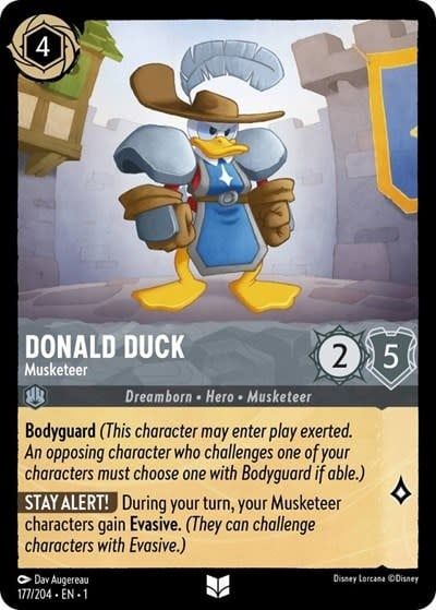 Donald Duck - Musketeer - 177/204 (Normal, Uncommon)