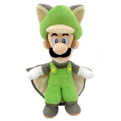 Super Mario Bros - Flying Squirrel Luigi - 9&quot; Plush