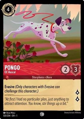 Pongo - Ol&#39; Rascal - 120/204 (Normal, Common)