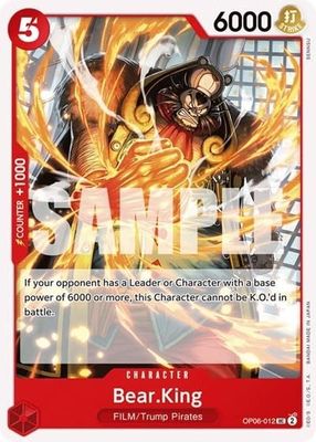 Bear.King - OP06-012 (Normal, UC)
